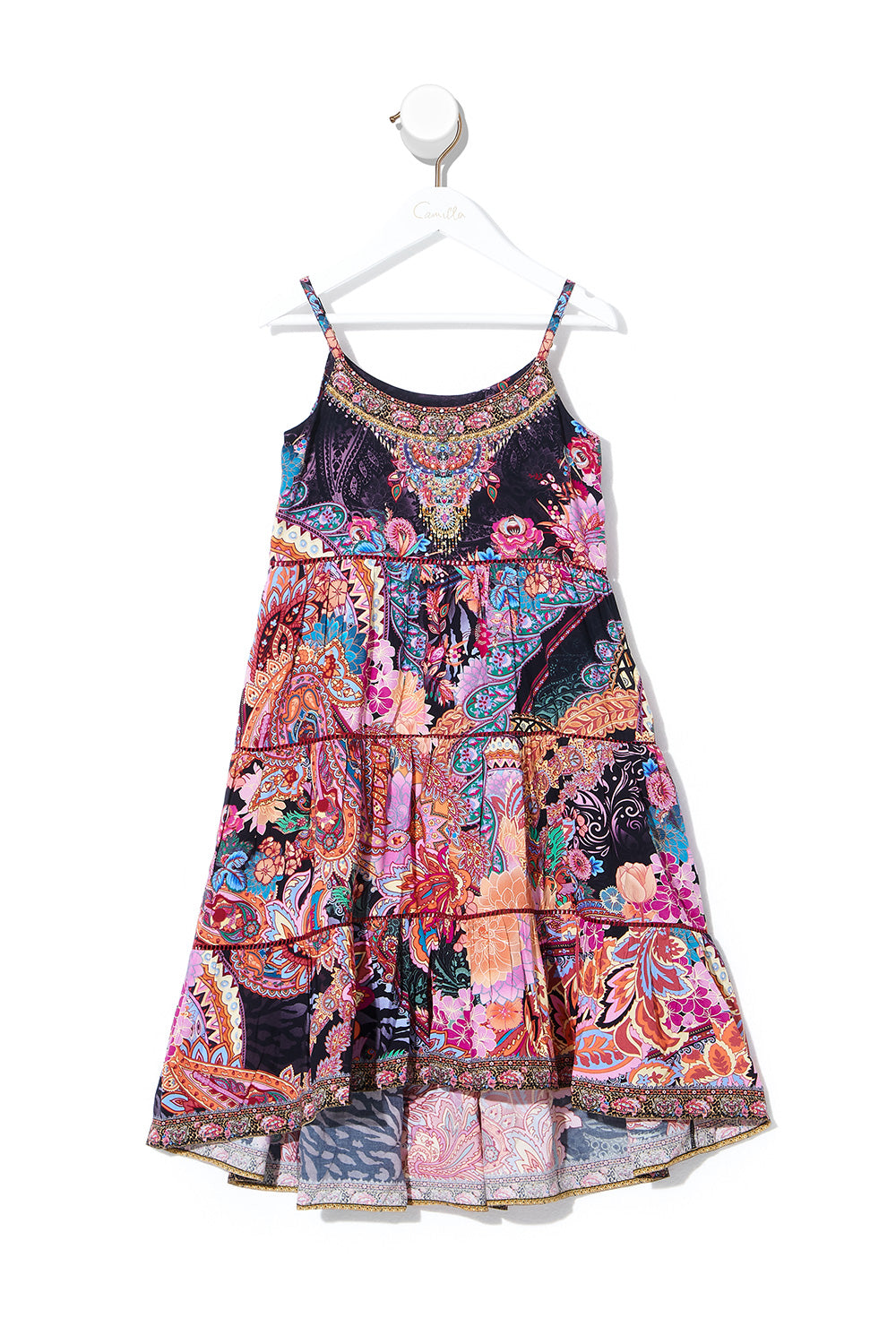 KIDS HIGH LOW HEM DRESS 4-10 MAYFAIR MARY