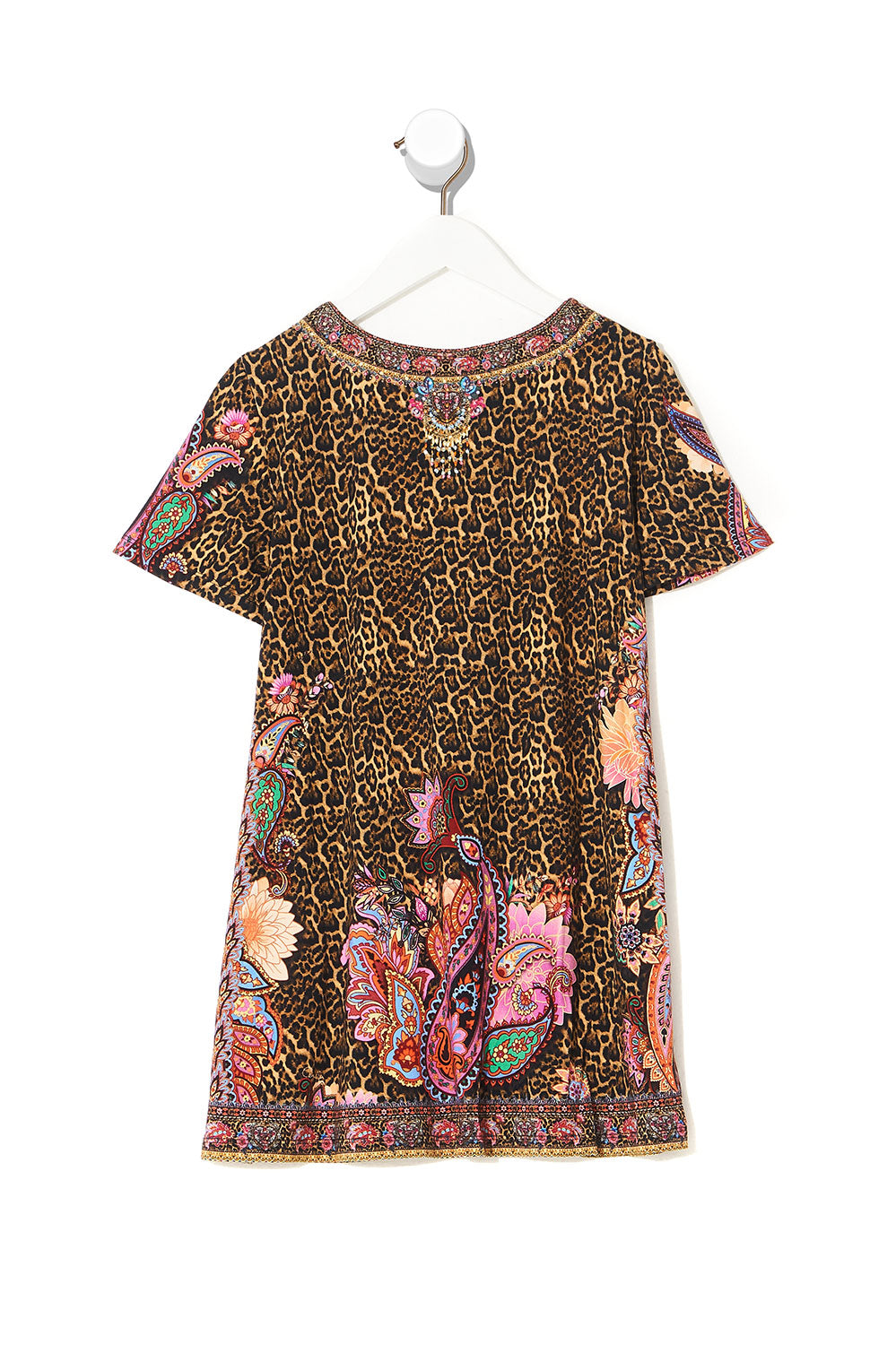 KIDS TSHIRT DRESS WITH FLARE HEM 4-10 MAYFAIR MARY