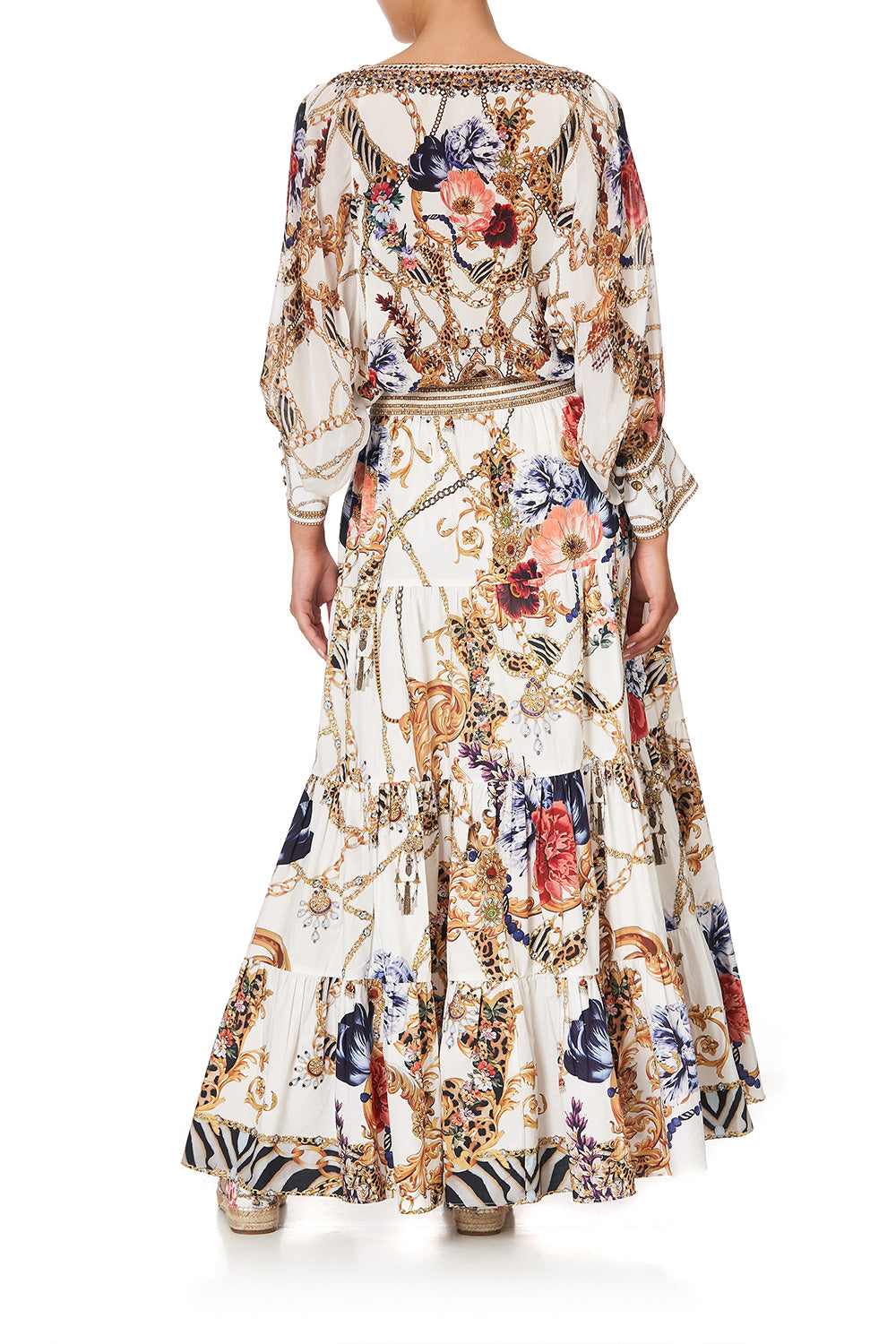 RAGLAN SLEEVE BUTTON UP TOP REIGN SUPREME