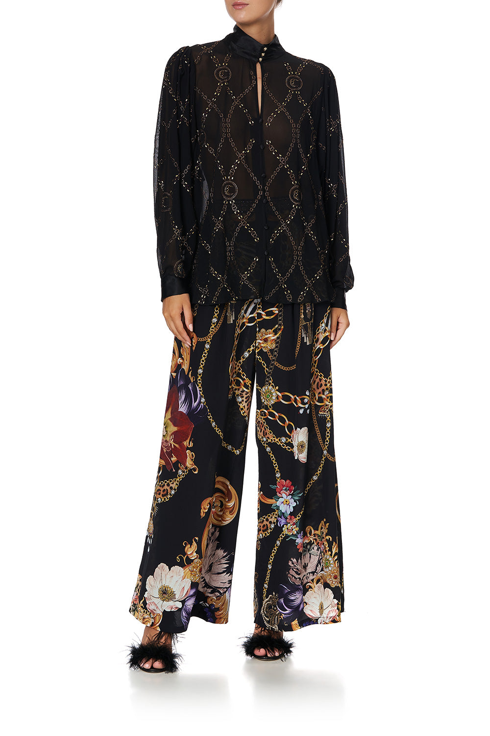 DROP SLEEVE SWING BLOUSE A NIGHT IN THE 90S