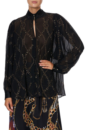 DROP SLEEVE SWING BLOUSE A NIGHT IN THE 90S