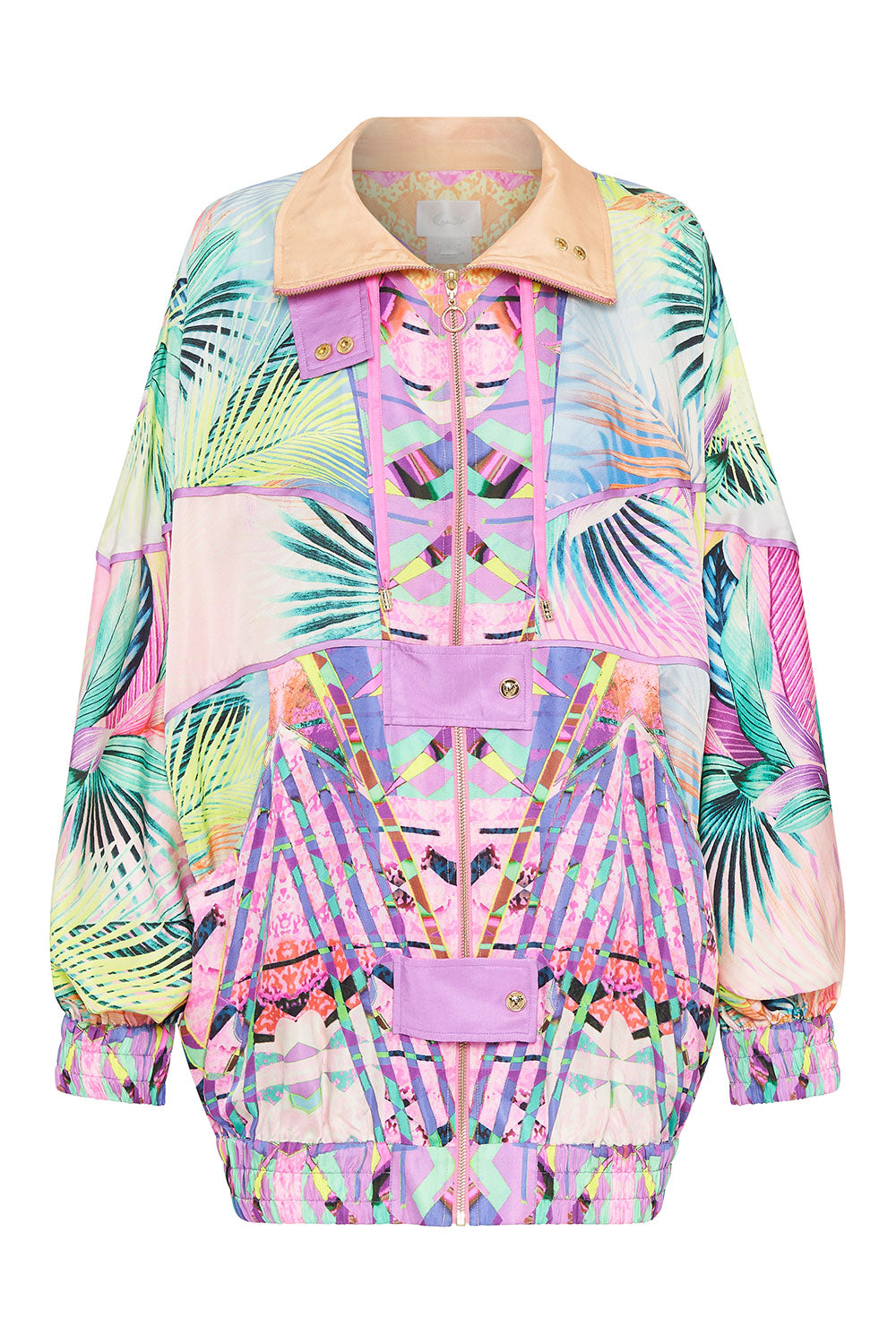 PANELLED YOKE PARKA SOUTH BEACH SUNRISE