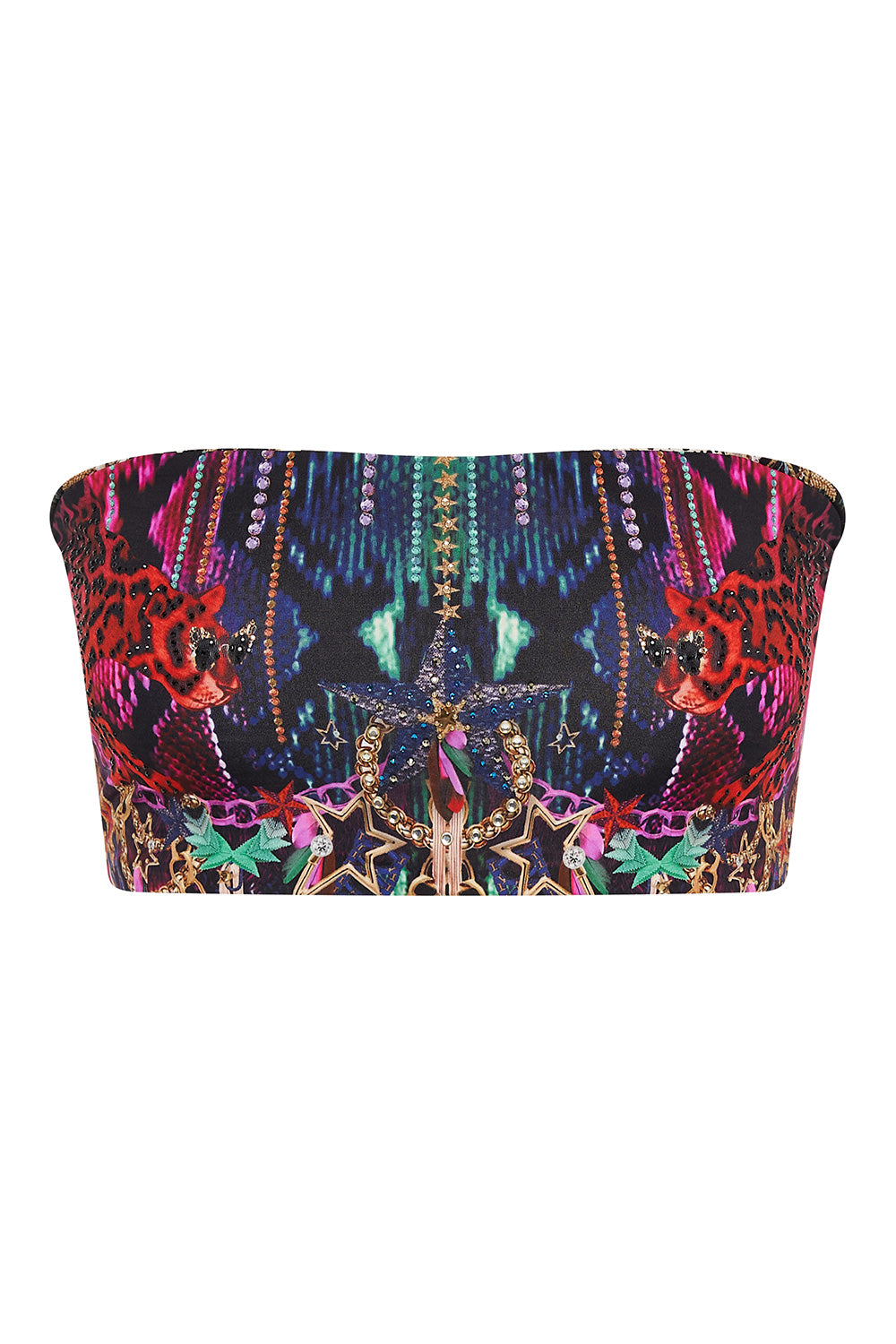 REVERSIBLE WIDE BANDEAU ROCKET WOMAN