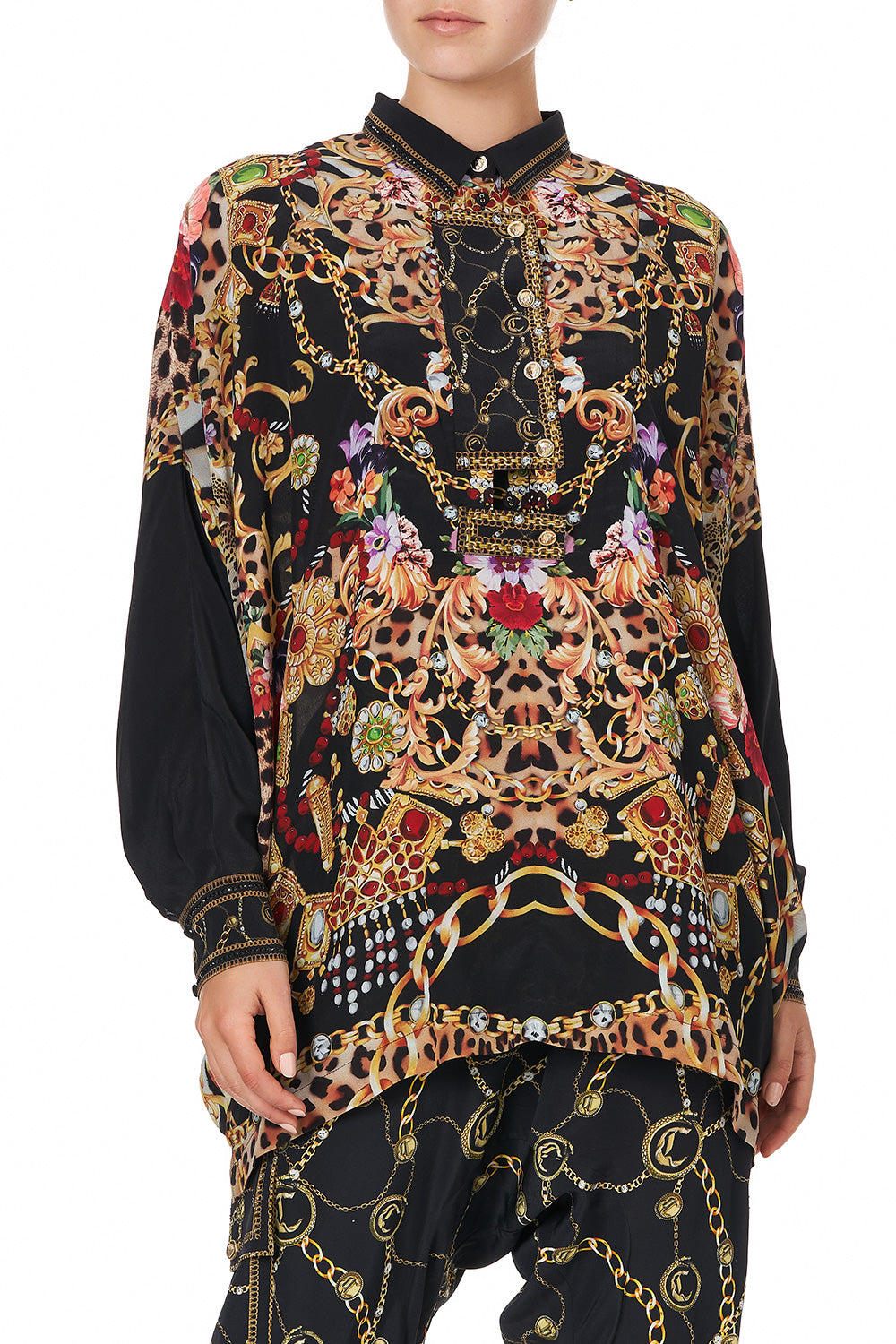 PANEL FRONT BATWING SHIRT A NIGHT IN THE 90S