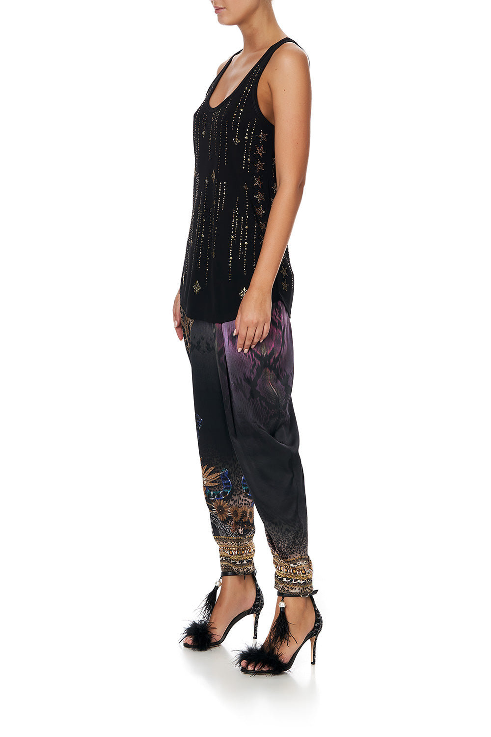 SCOOP NECK TANK LADY STARDUST