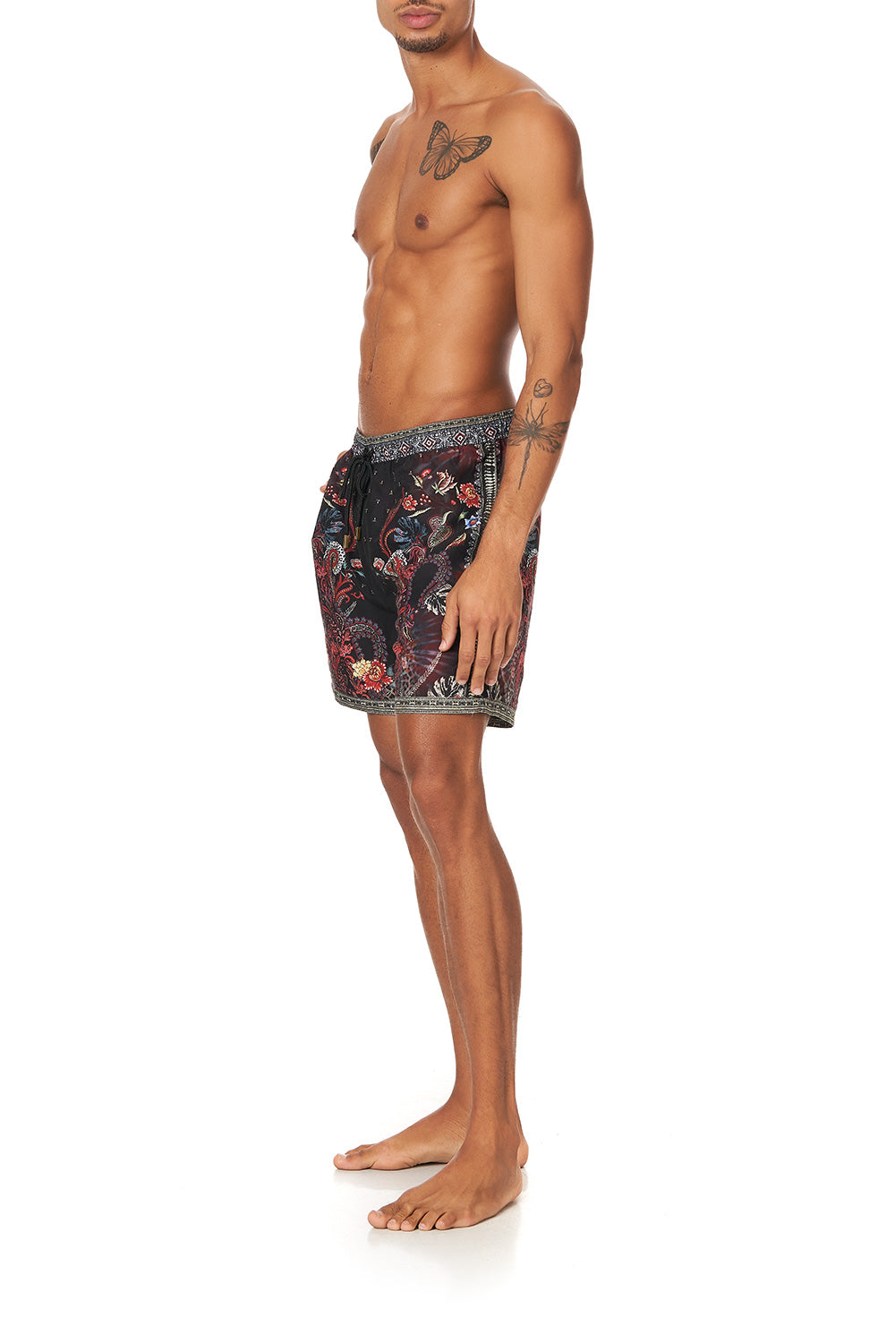 ELASTIC WAIST BOARDSHORT WOODSTOCK ROCK