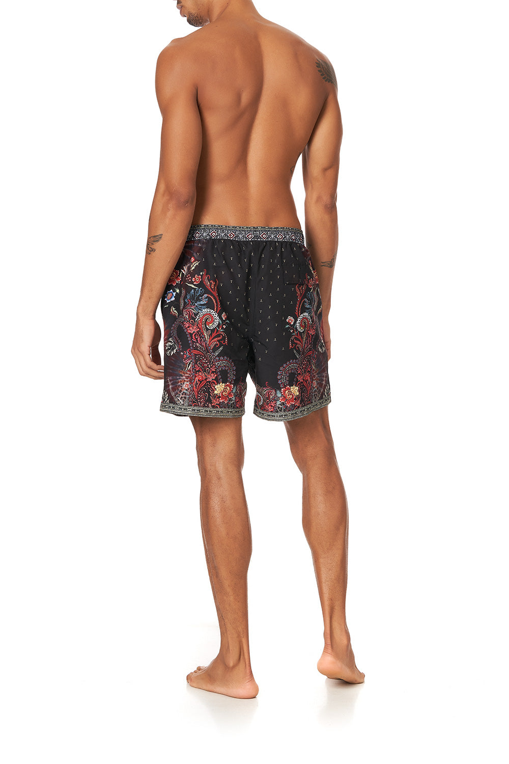 ELASTIC WAIST BOARDSHORT WOODSTOCK ROCK