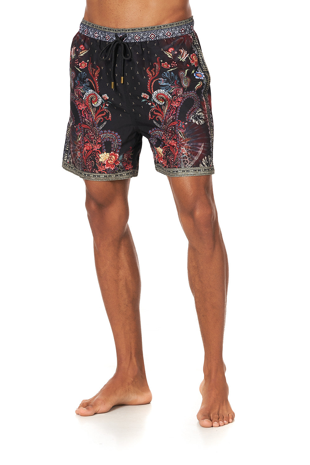 ELASTIC WAIST BOARDSHORT WOODSTOCK ROCK