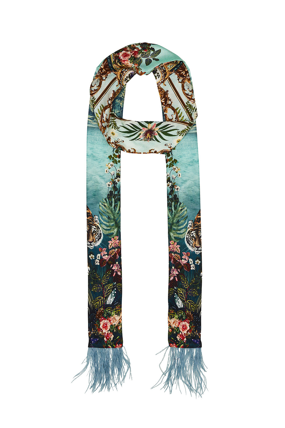 LONG EMBELLISHED SCARF IF THESE WALLS COULD TALK