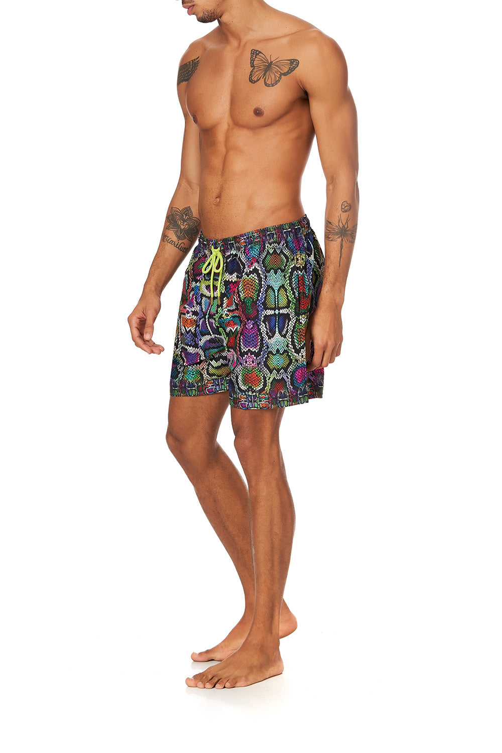 ELASTIC WAIST BOARDSHORT COMING DOWN FROM COSMOS