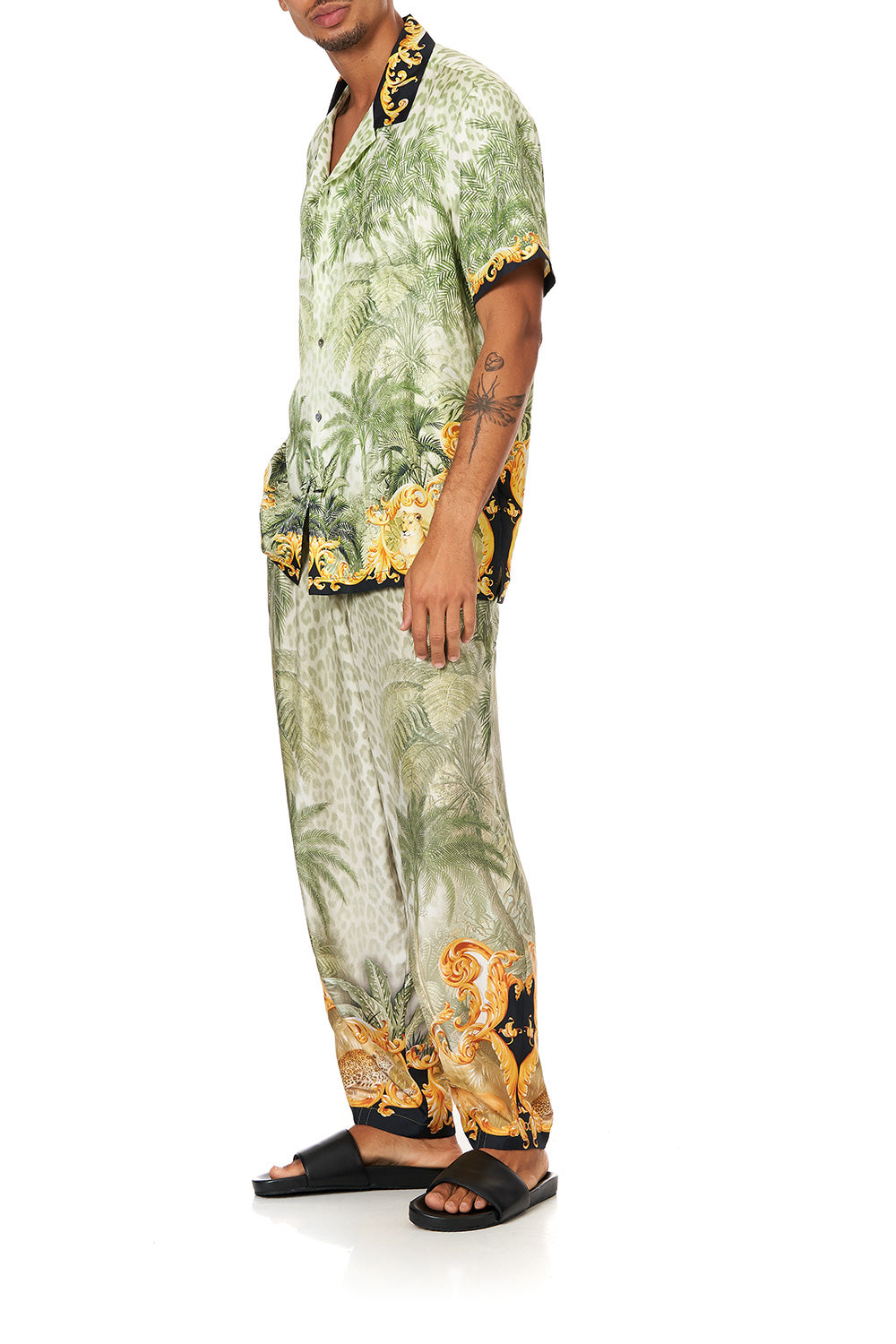 SHORT SLEEVE CAMP COLLARED SHIRT PALAZZO OF PALMS