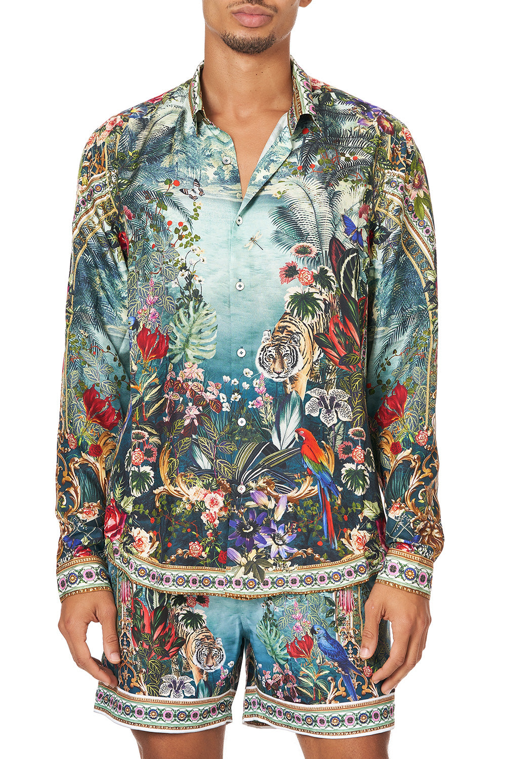 COLLARED LONG SLEEVE SHIRT IF THESE WALLS COULD TALK