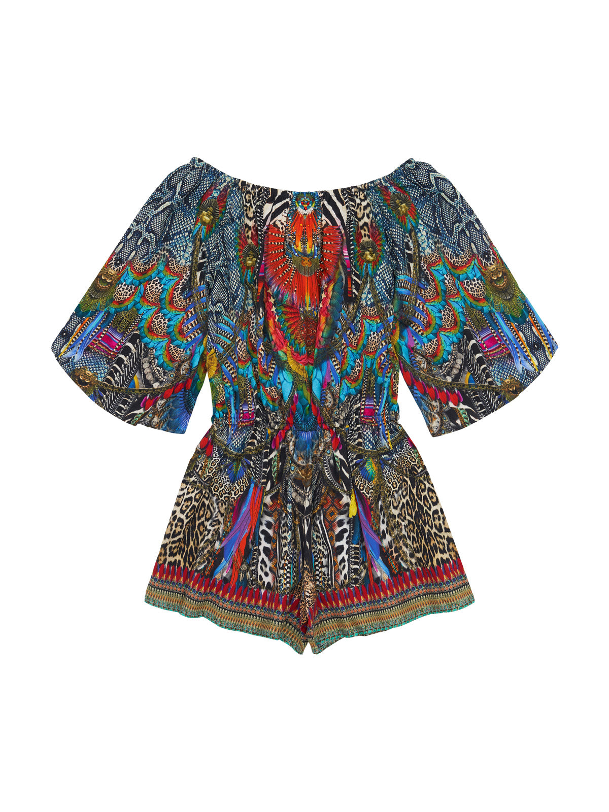 KIDS 3/4 FLARE SLEEVE PLAYSUIT 12-14 GUARDIANS OF THE SUN