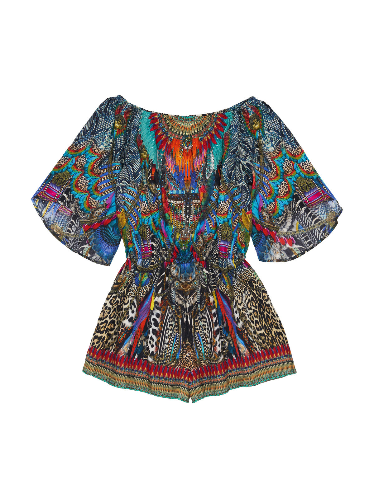 KIDS 3/4 FLARE SLEEVE PLAYSUIT 4-10 GUARDIANS OF THE SUN