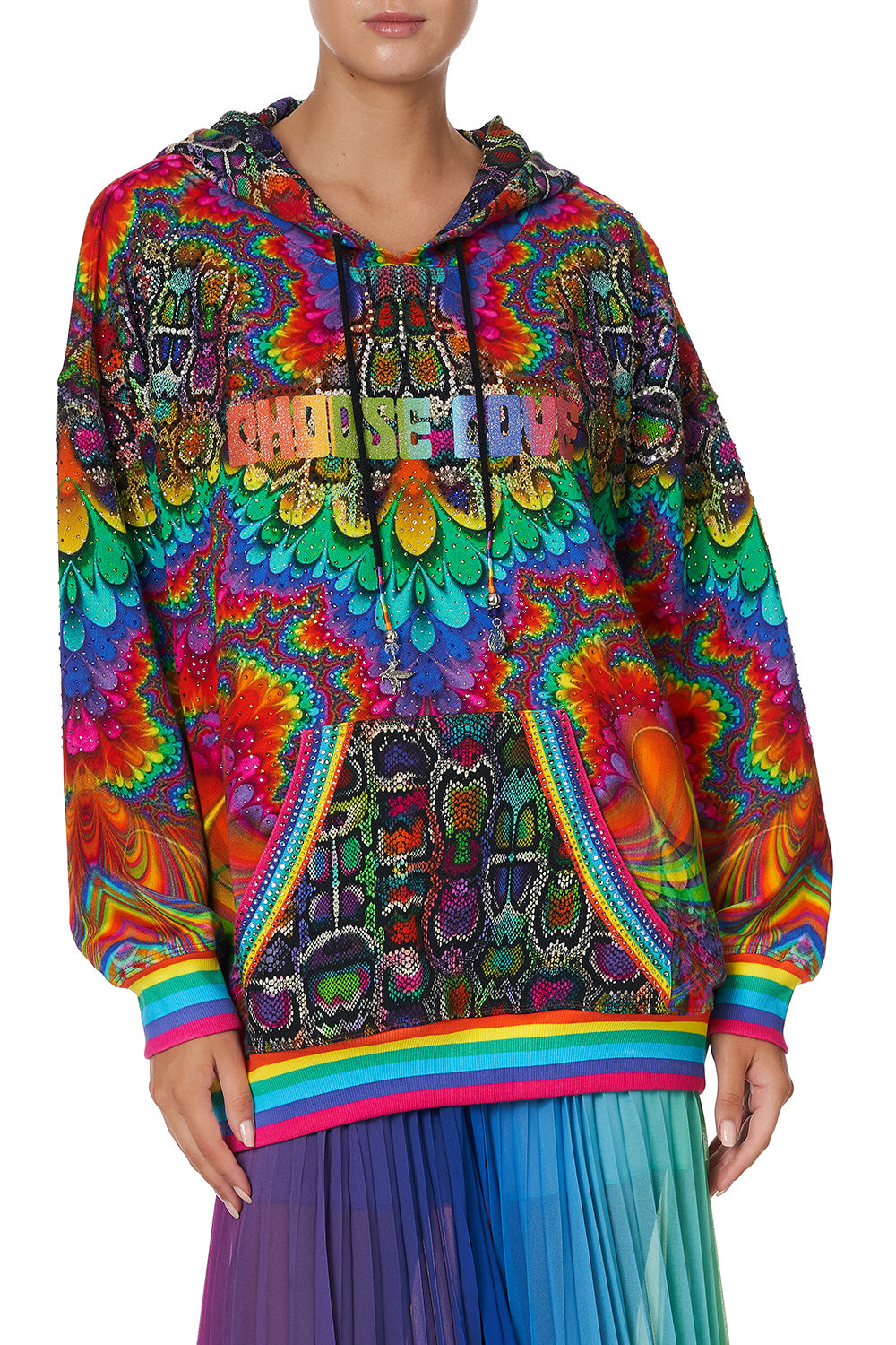 OVERSIZE BOYFRIEND HOODIE COMING DOWN FROM COSMOS