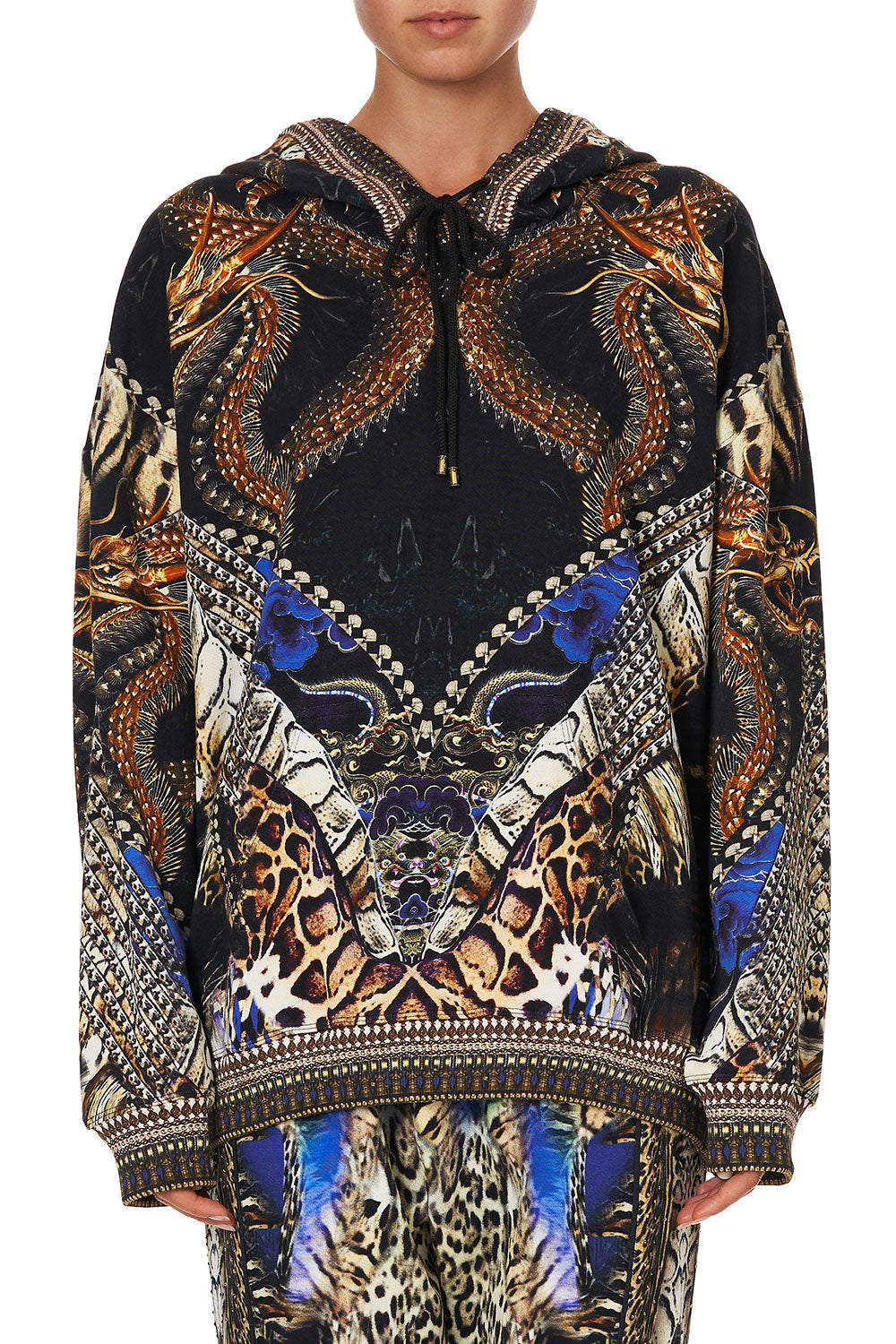 OVERSIZE BOYFRIEND HOODIE DRAGON LADY