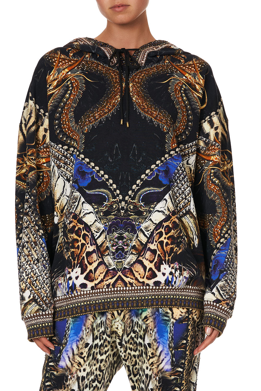 OVERSIZE BOYFRIEND HOODIE DRAGON LADY