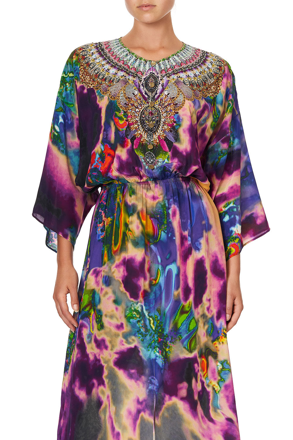 SPLIT POCKET DRESS ACID ABBEY