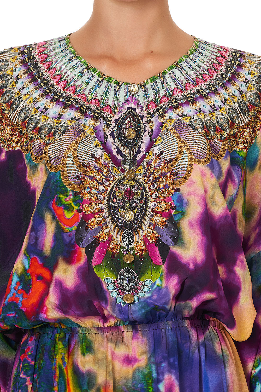 SPLIT POCKET DRESS ACID ABBEY