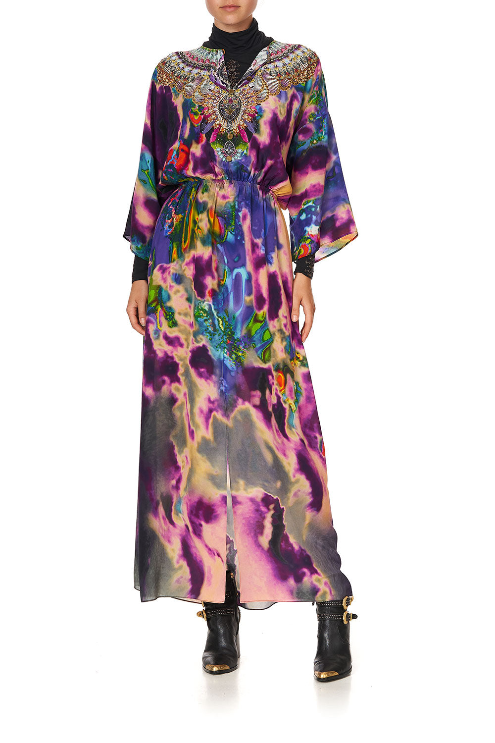 SPLIT POCKET DRESS ACID ABBEY