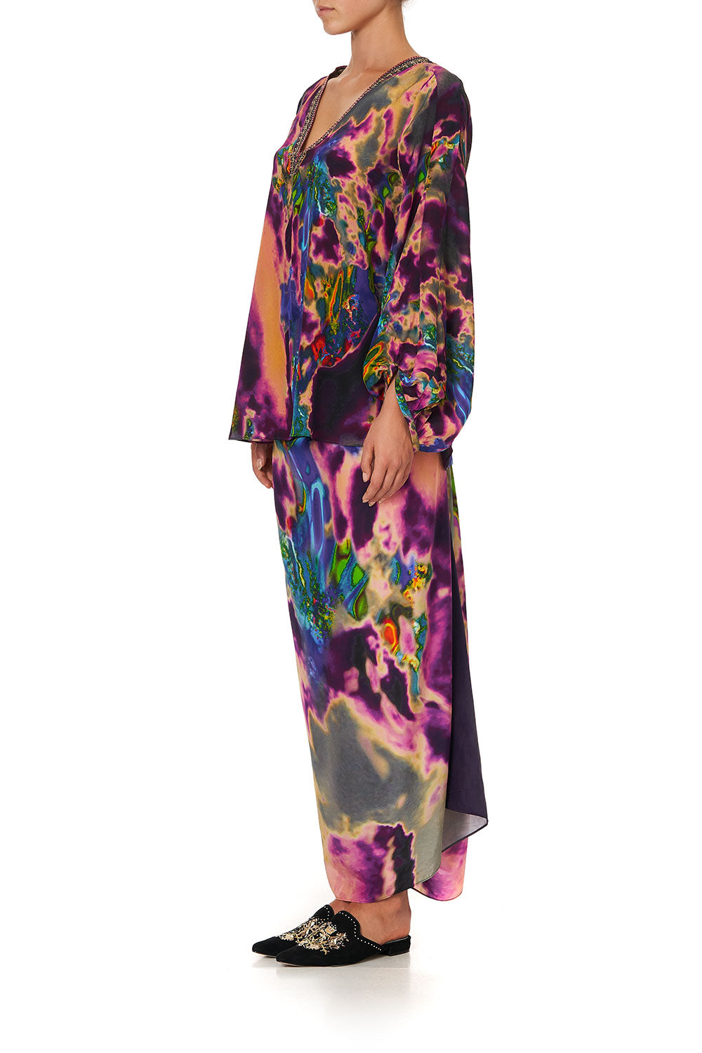 PANEL SLEEVE BLOUSE ACID ABBEY