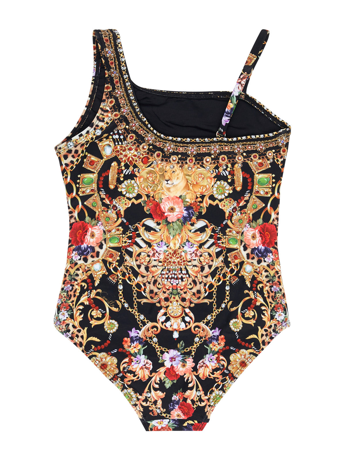 KIDS ONE SHOULDER ONE PIECE 4-10 A NIGHT IN THE 90S