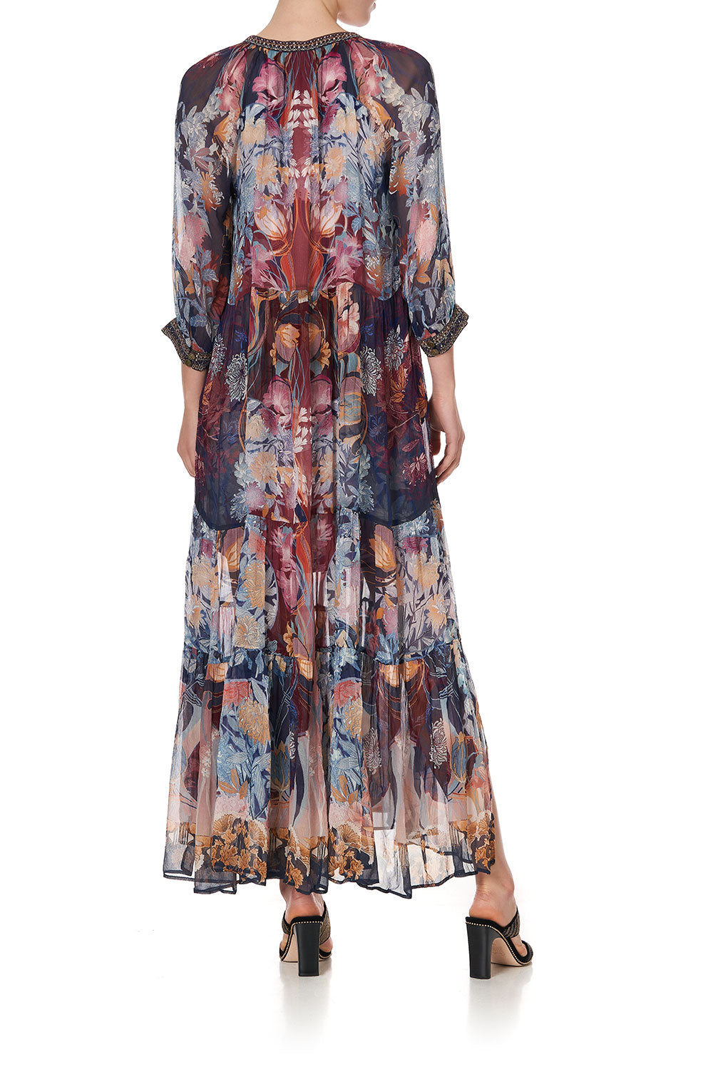 LONG GATHERED PANEL DRESS NOUVEAU NIGHTS