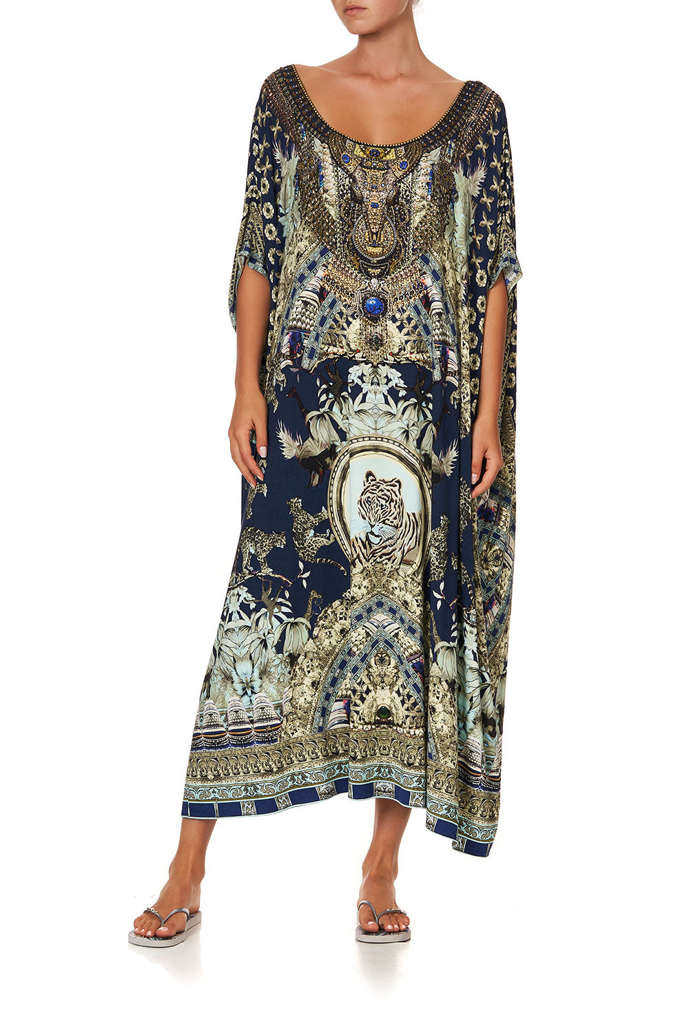 ROUND NECK KAFTAN A LITTLE PAST TWILIGHT
