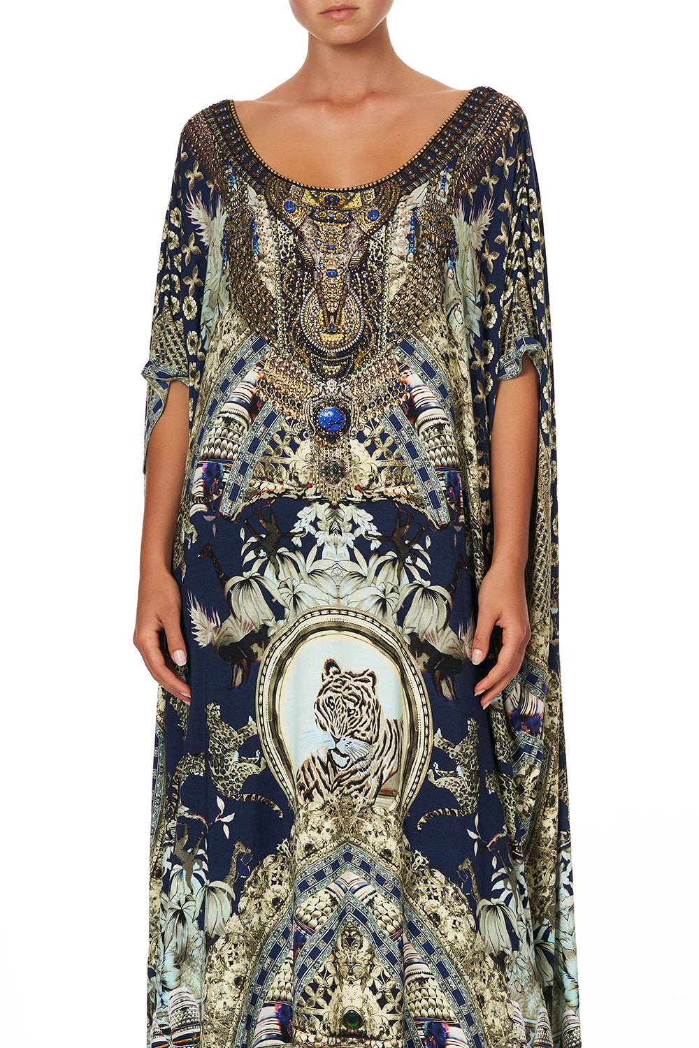 ROUND NECK KAFTAN A LITTLE PAST TWILIGHT