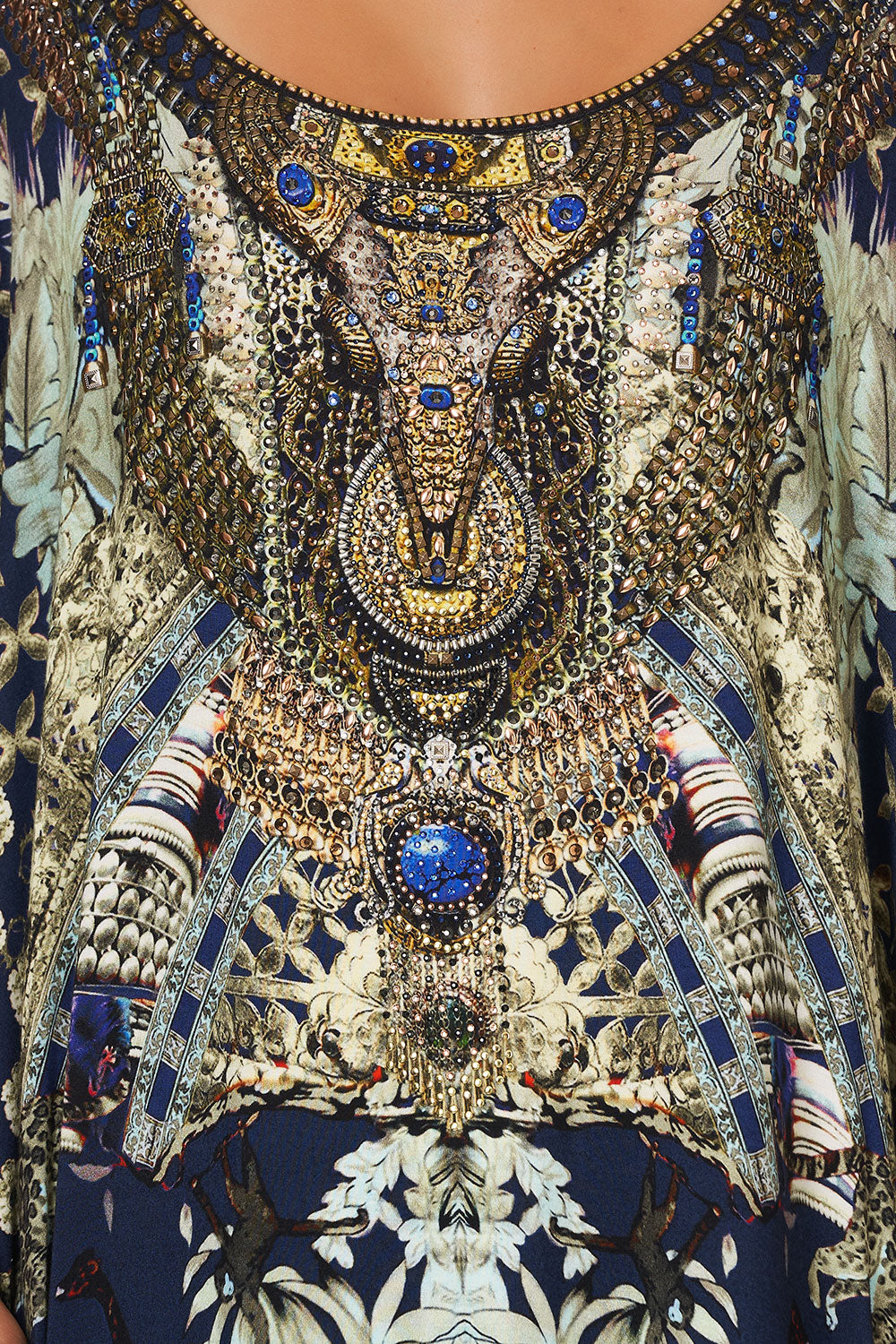 ROUND NECK KAFTAN A LITTLE PAST TWILIGHT