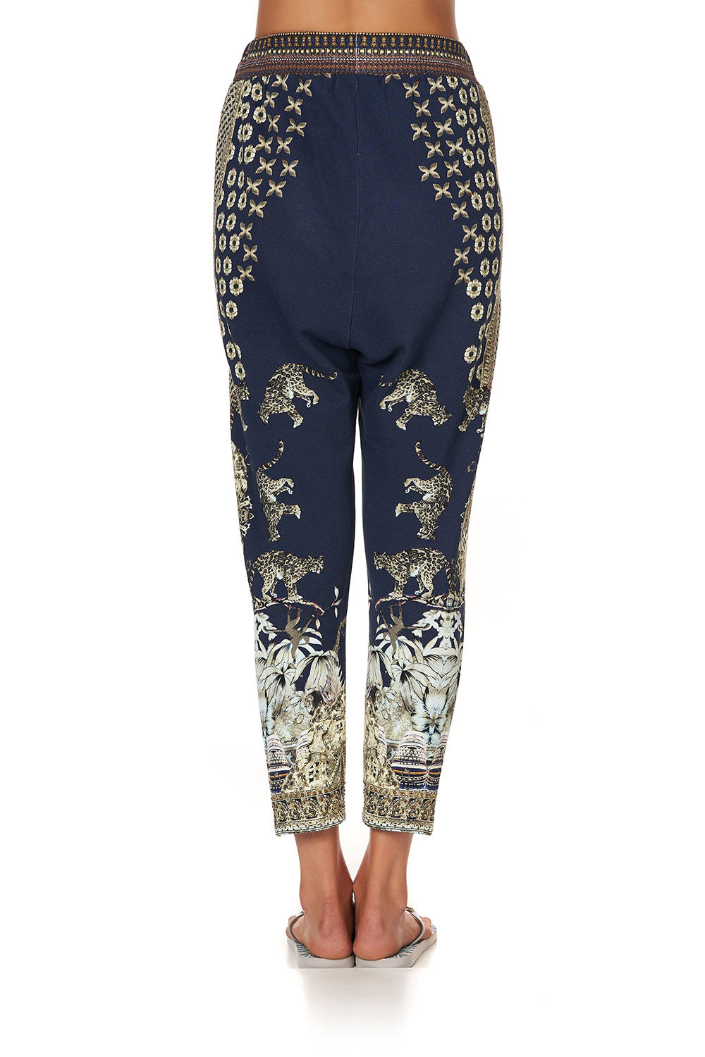 RIB WAIST RELAXED PANT A LITTLE PAST TWILIGHT