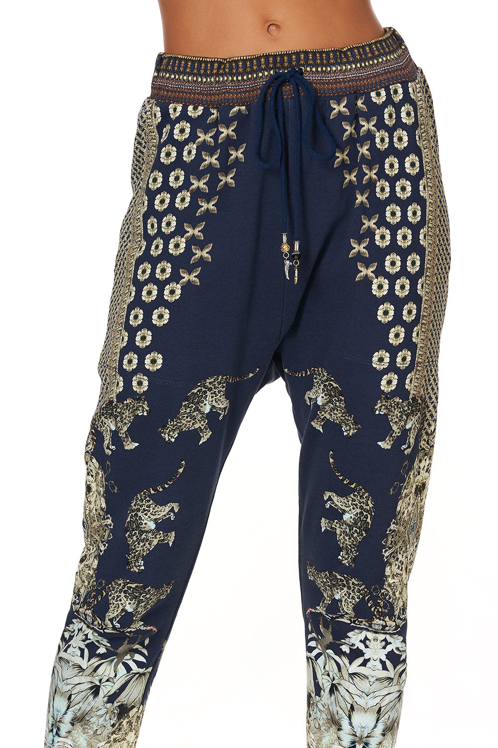 RIB WAIST RELAXED PANT A LITTLE PAST TWILIGHT