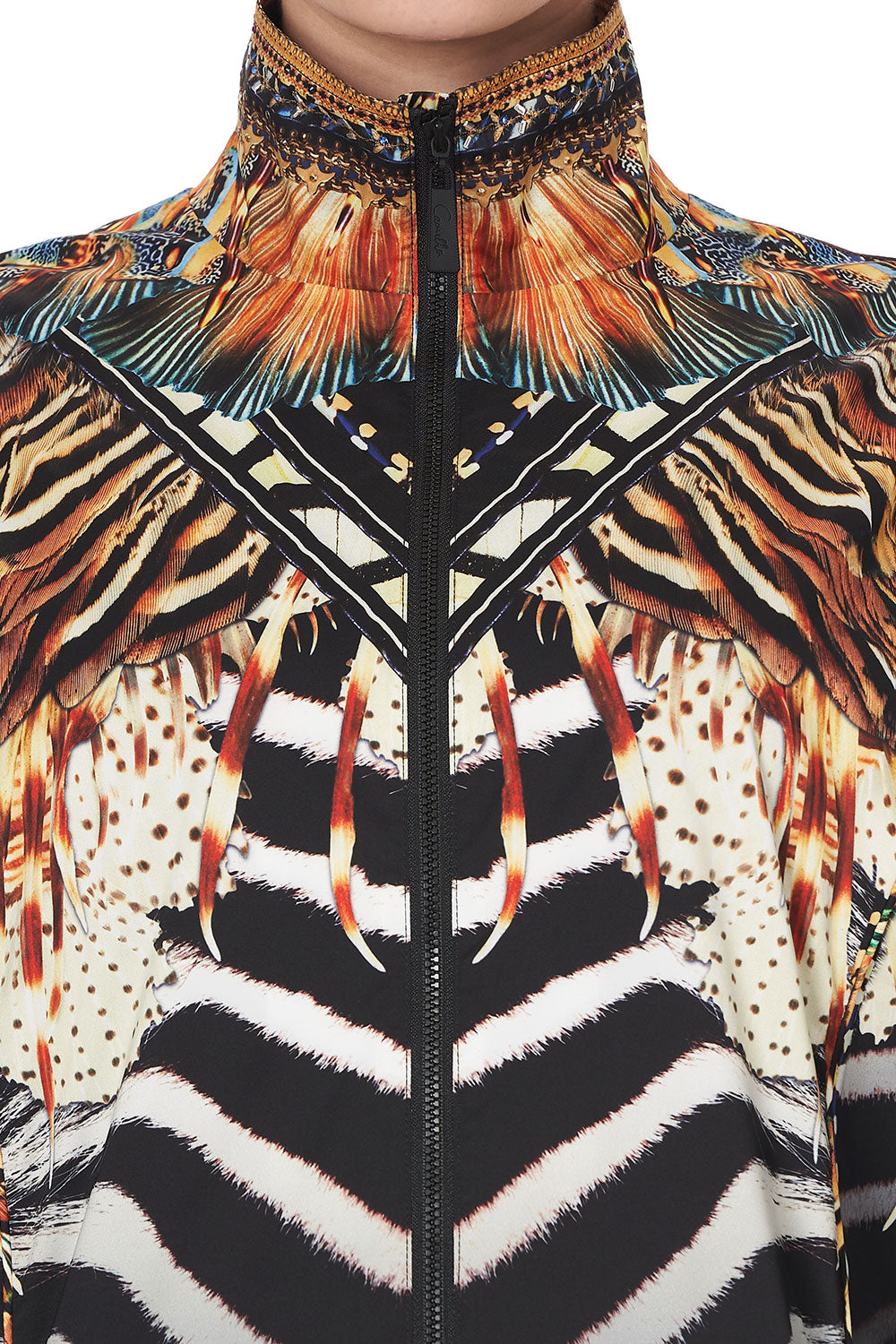 ZIP FRONT WINDBREAKER LOST PARADISE