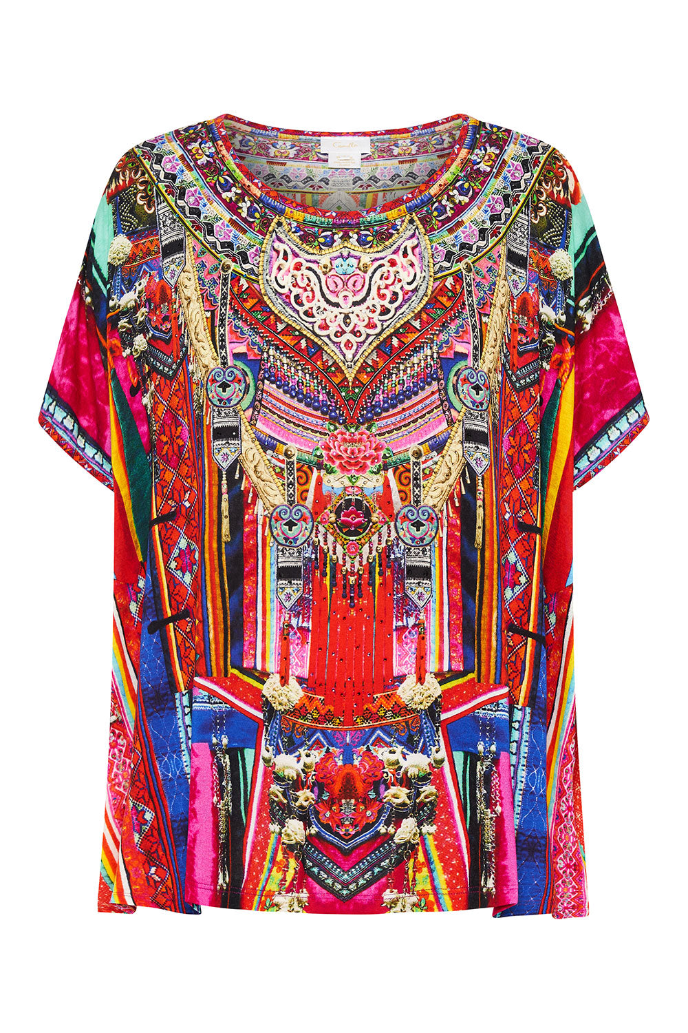 LOOSE FIT ROUND NECK TEE KALEIDOSCOPE KEEPSAKE