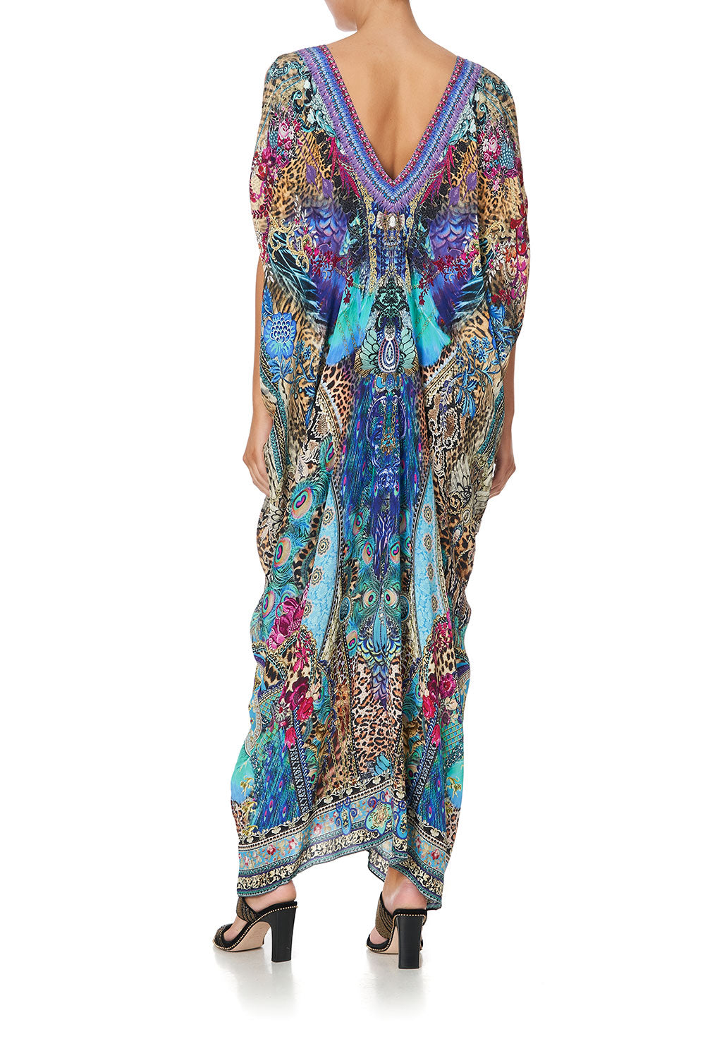 LONG DRAPE DRESS WITH ZIP FRONT BASILICA BEAUTY