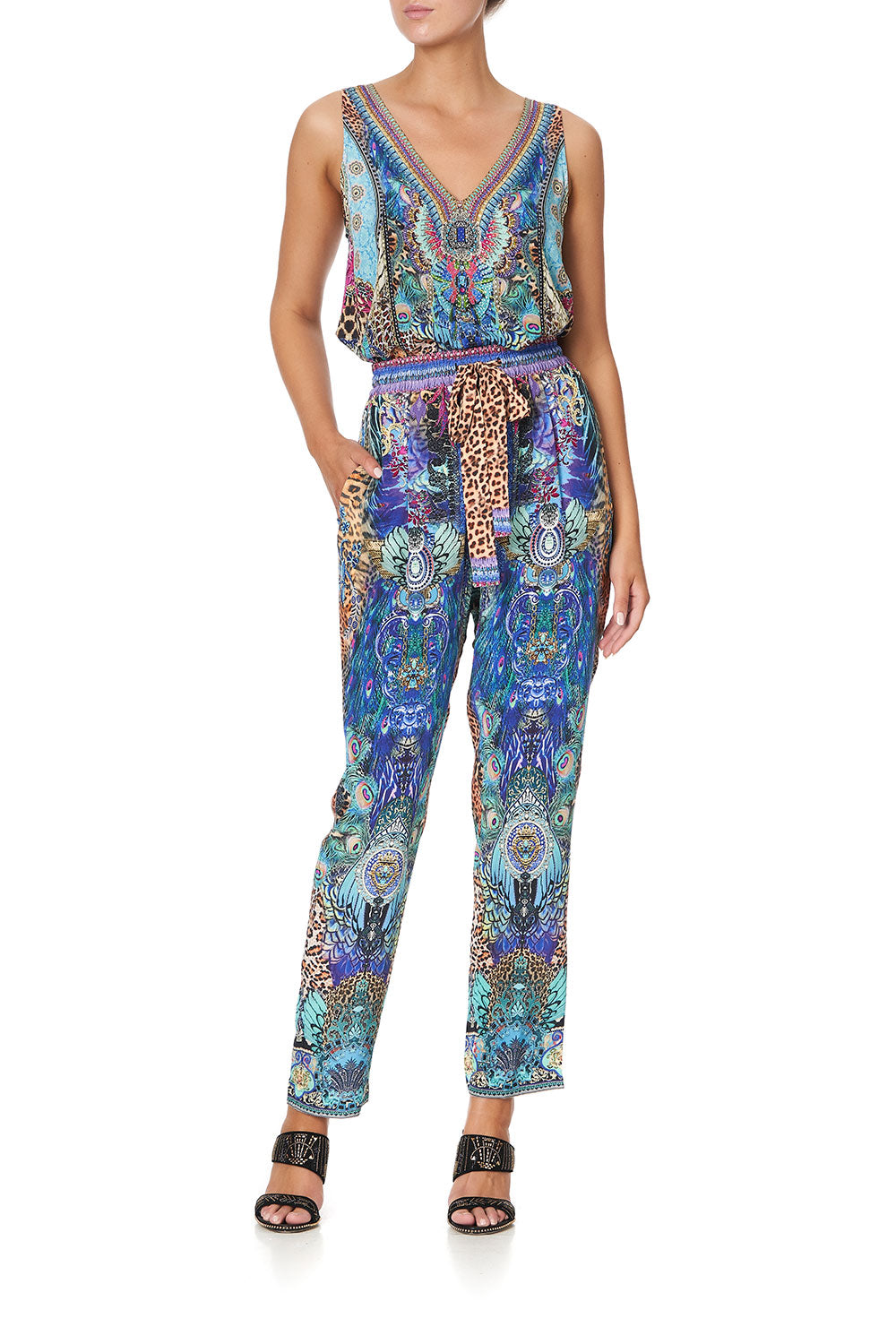 DROP CROTCH SLIM LEG PANT BASILICA BEAUTY