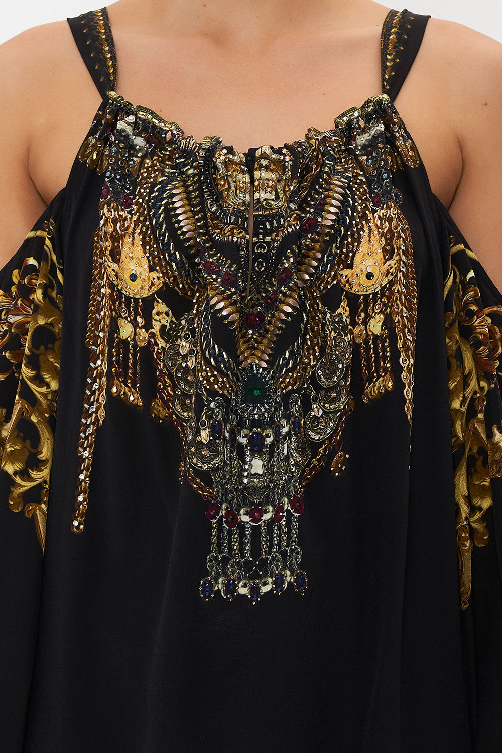 DROP SHOULDER FLARED TOP SHADOWS OF ARMADA