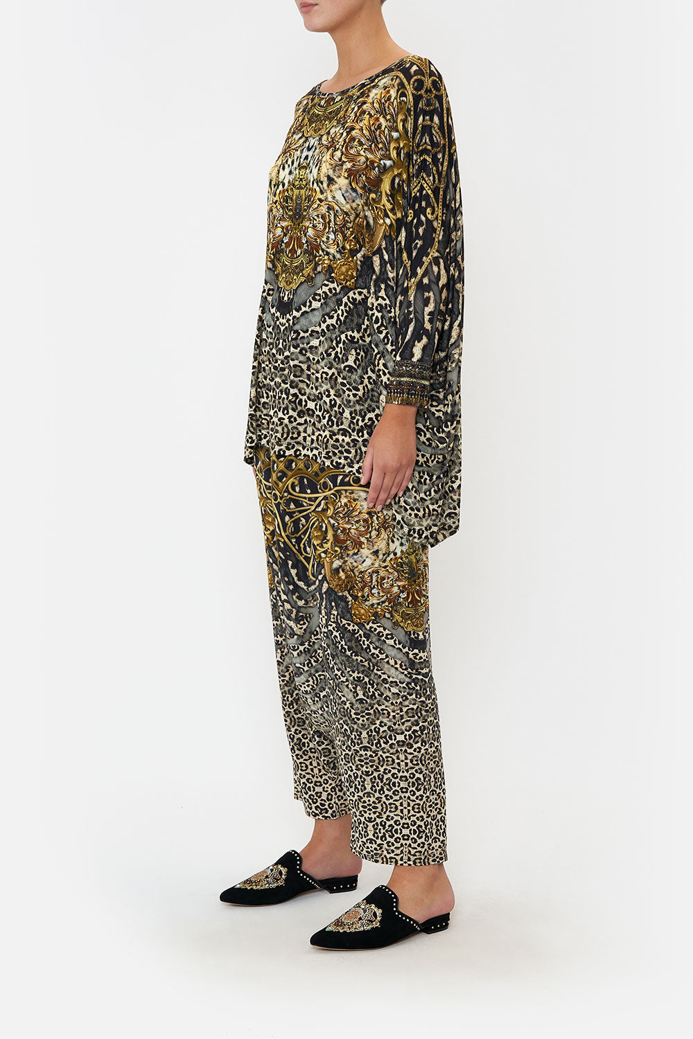 SCOOP NECK SLOUCH TEE ARMADA