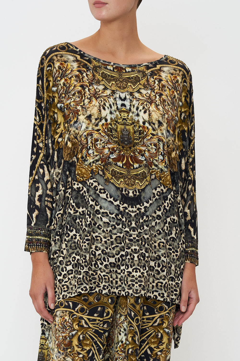 SCOOP NECK SLOUCH TEE ARMADA