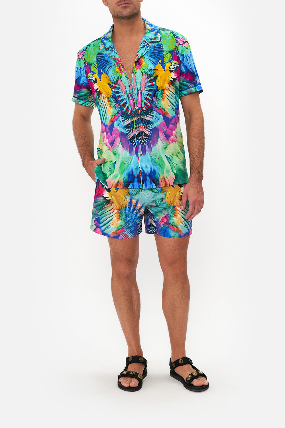 SHORT SLEEVE CAMP COLLARED SHIRT AGE OF ASTERIA