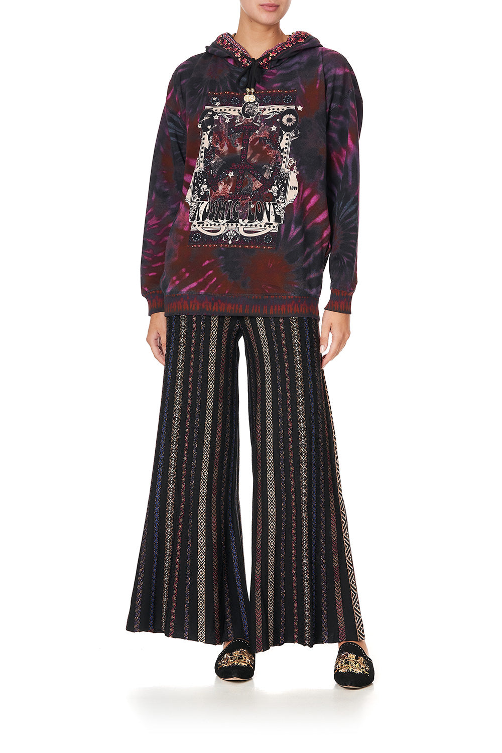 HOODIE WITH POCKETS SWINGING SIXTIES