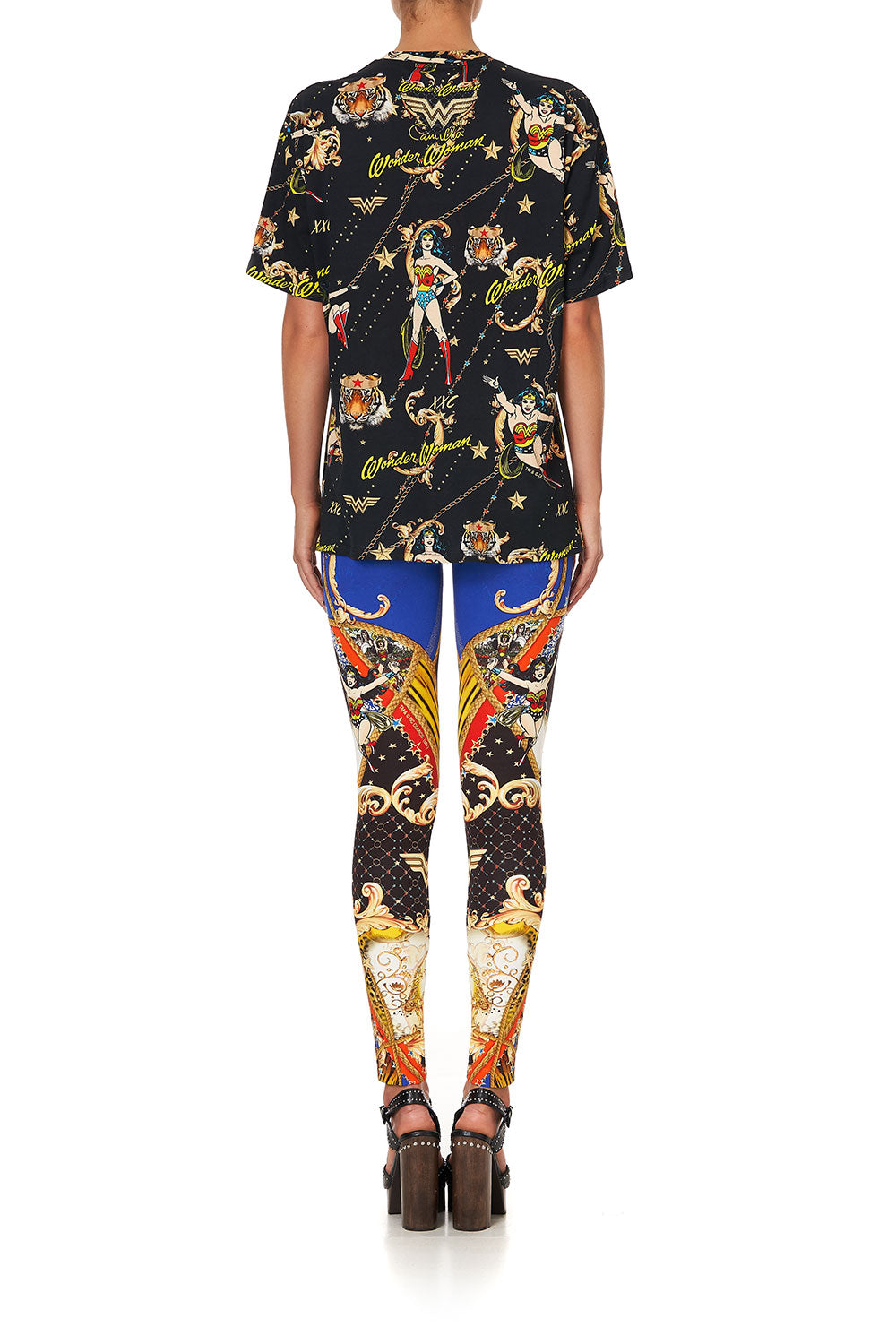 OVERSIZE BAND TEE WONDER WOMAN