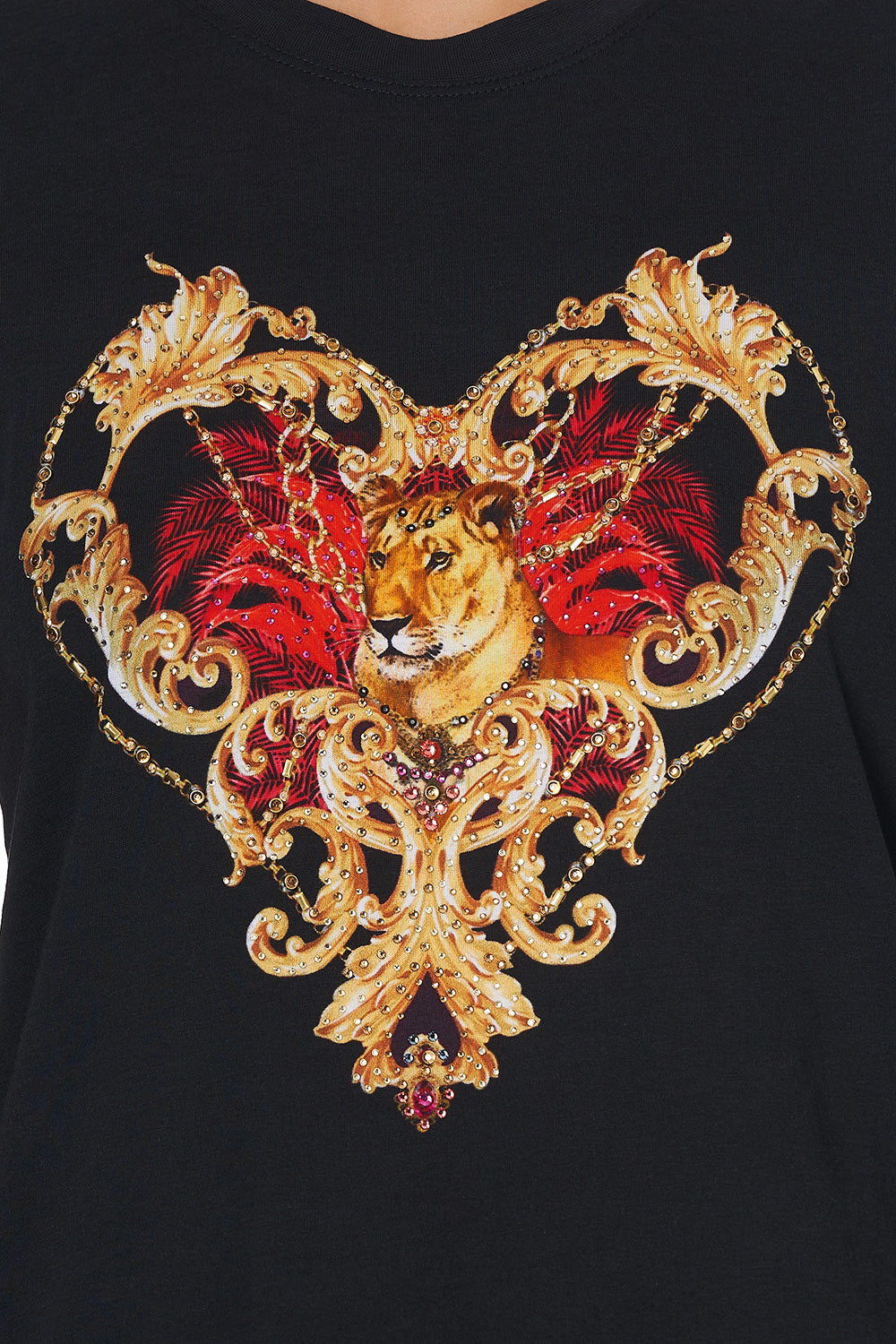 SLIM FIT ROUND NECK T-SHIRT A NIGHT IN THE 90S