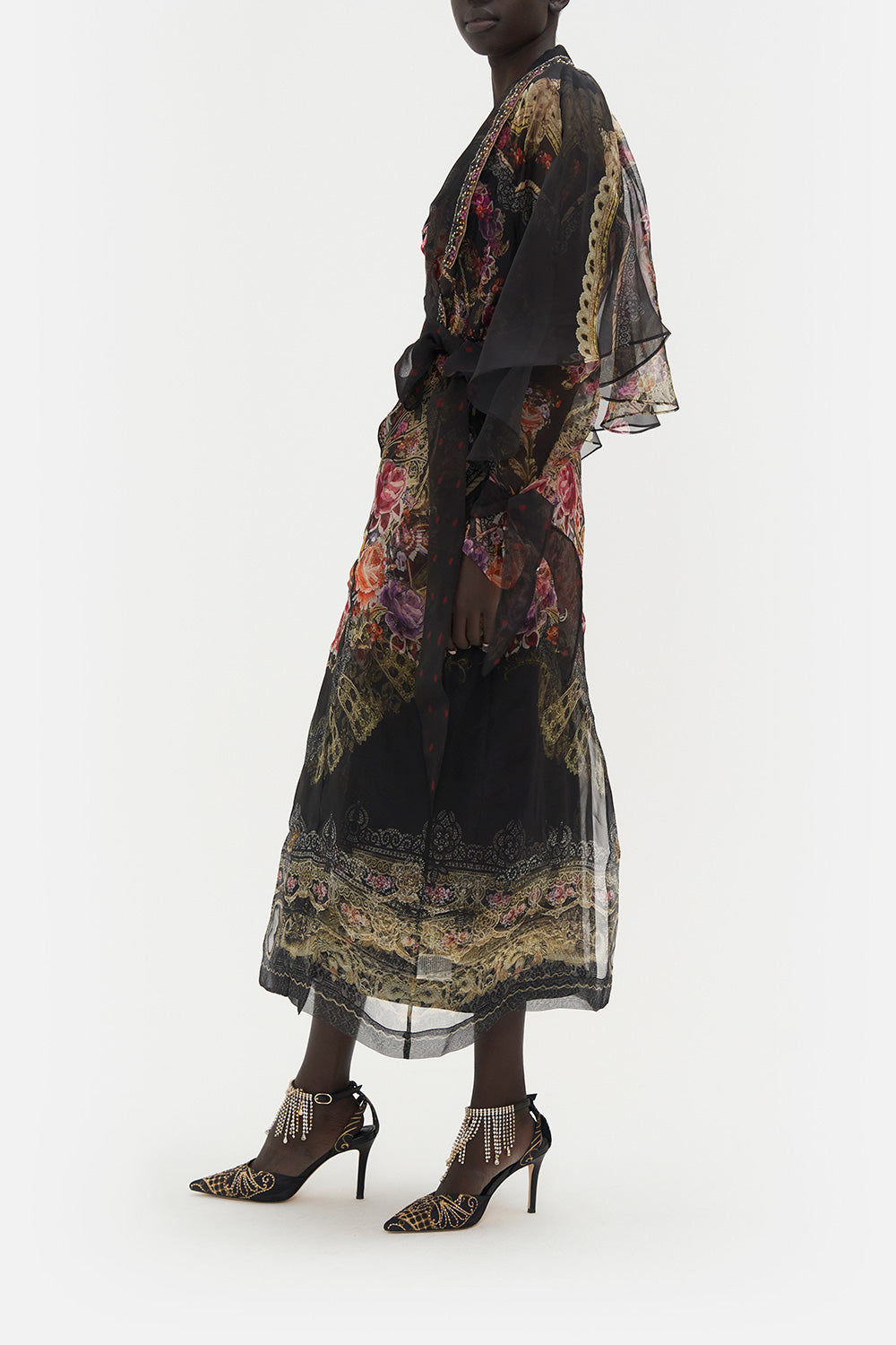 SOFT TRENCH WITH TIES DANCE WITH DUENDE