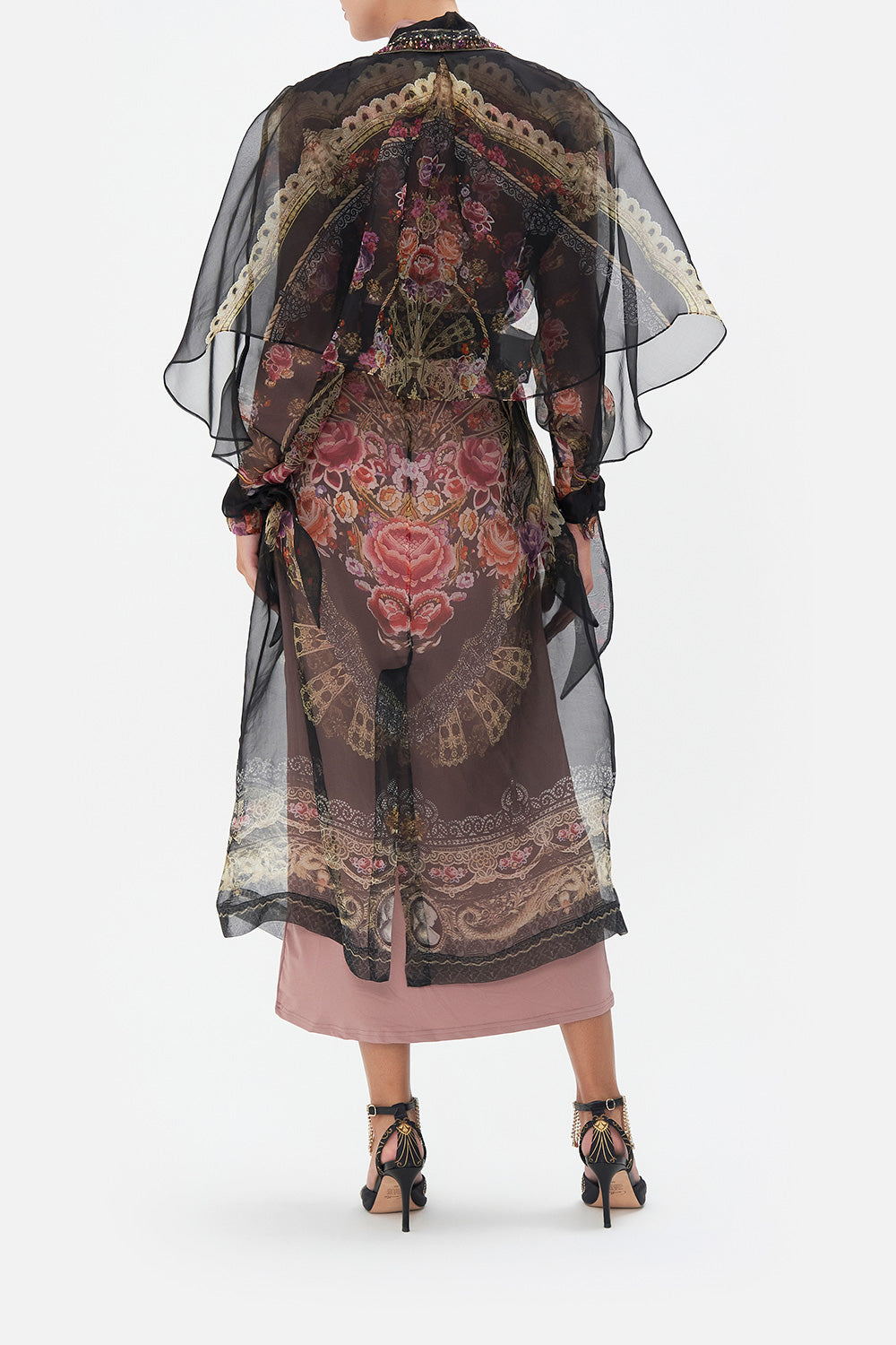 SOFT TRENCH WITH TIES DANCE WITH DUENDE