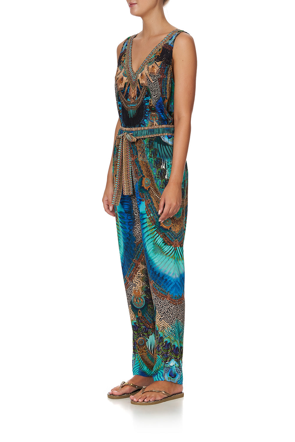 DROP CROTCH SLIM LEG PANT TEMPLE TEMPTRESS