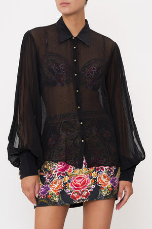 SPLIT SLEEVE BLOUSE DANCE WITH DUENDE