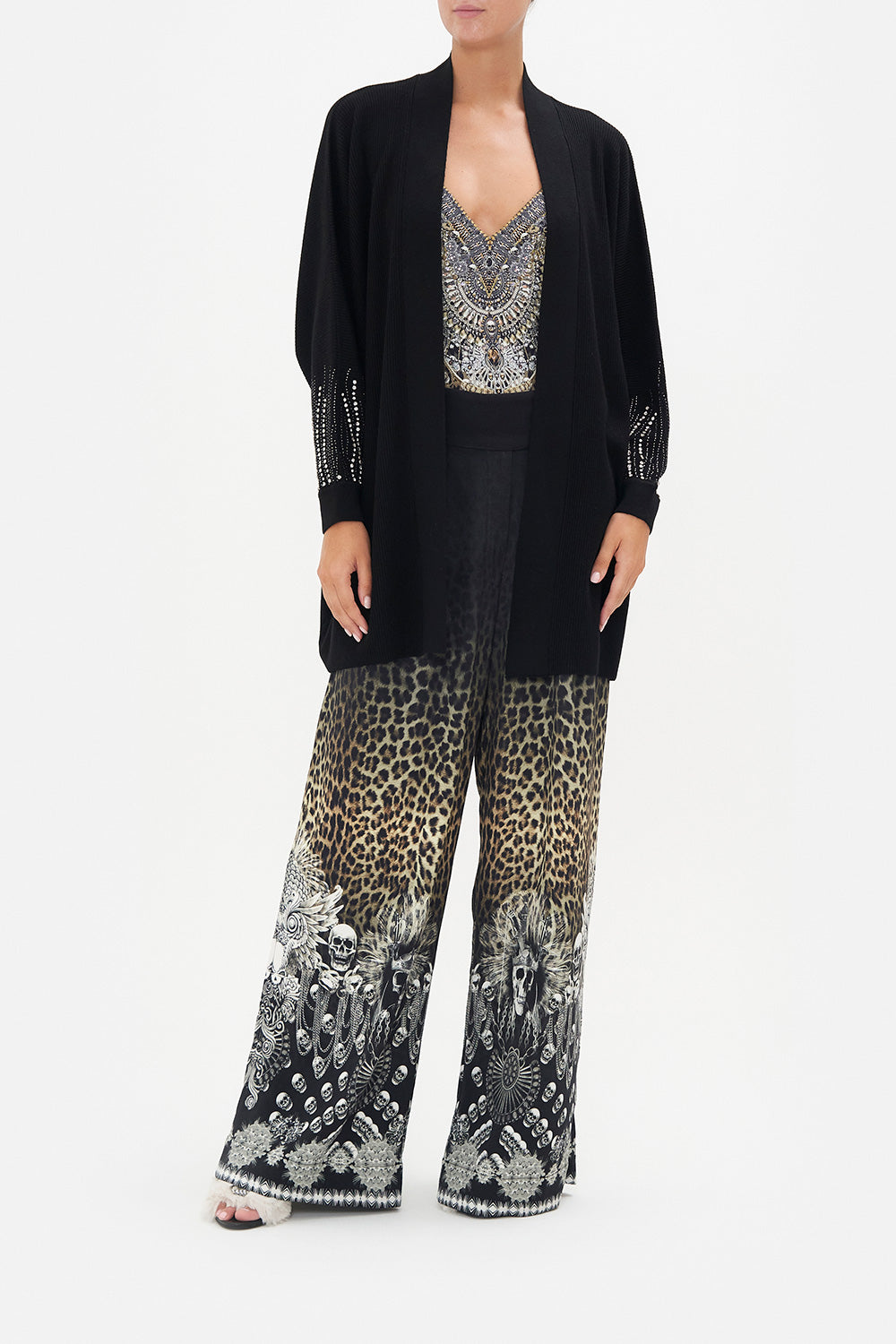 MIDI KNIT CARDIGAN ORDER OF DISORDER