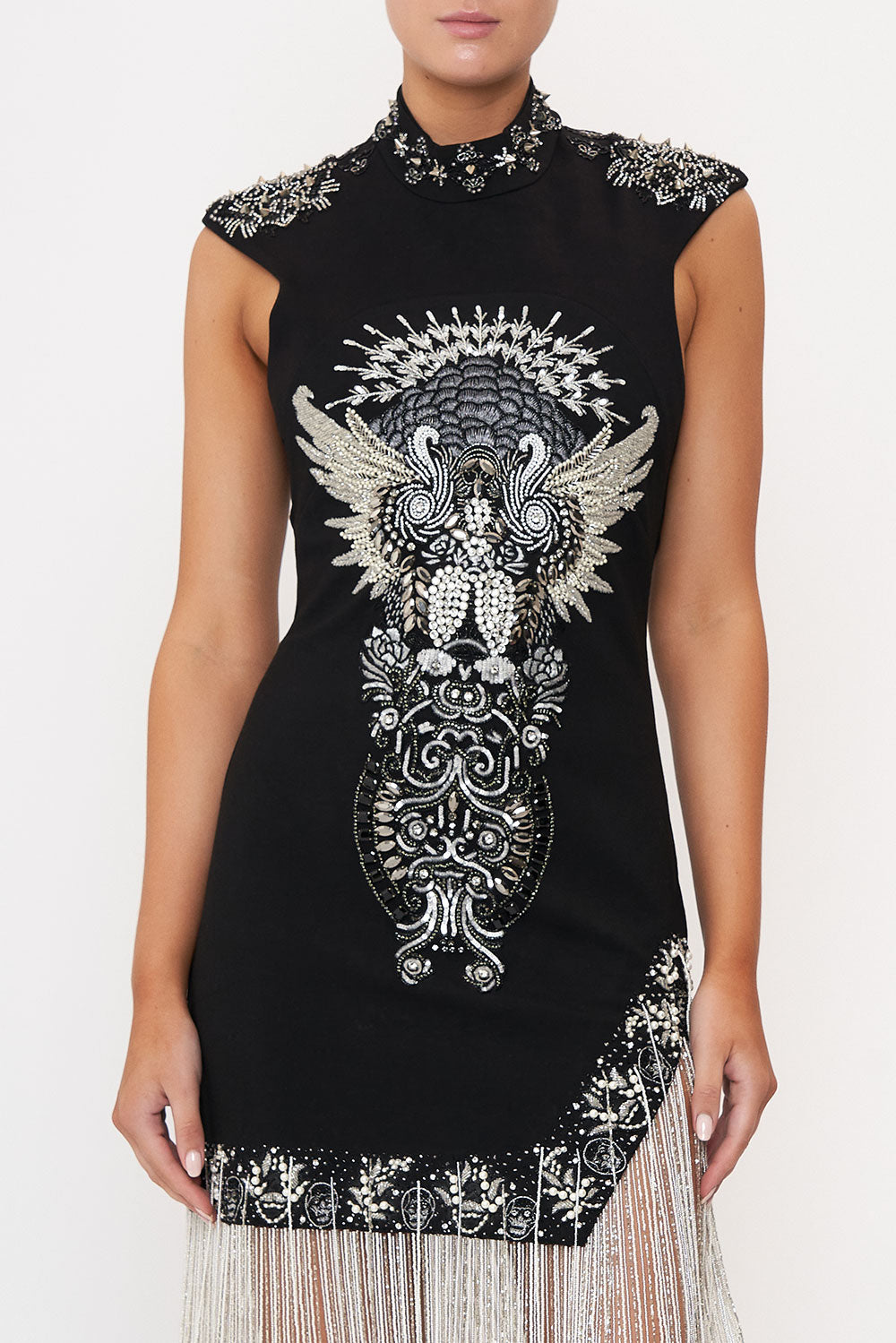 CAP SLEEVE COLLAR DRESS ORDER OF DISORDER