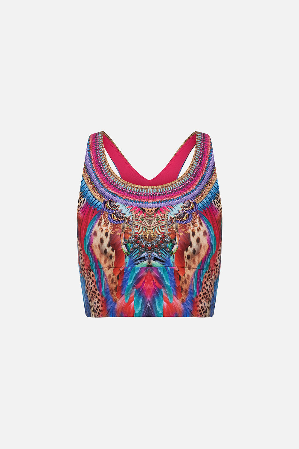 BANDED RACER BACK CROP KINGDOM CALL